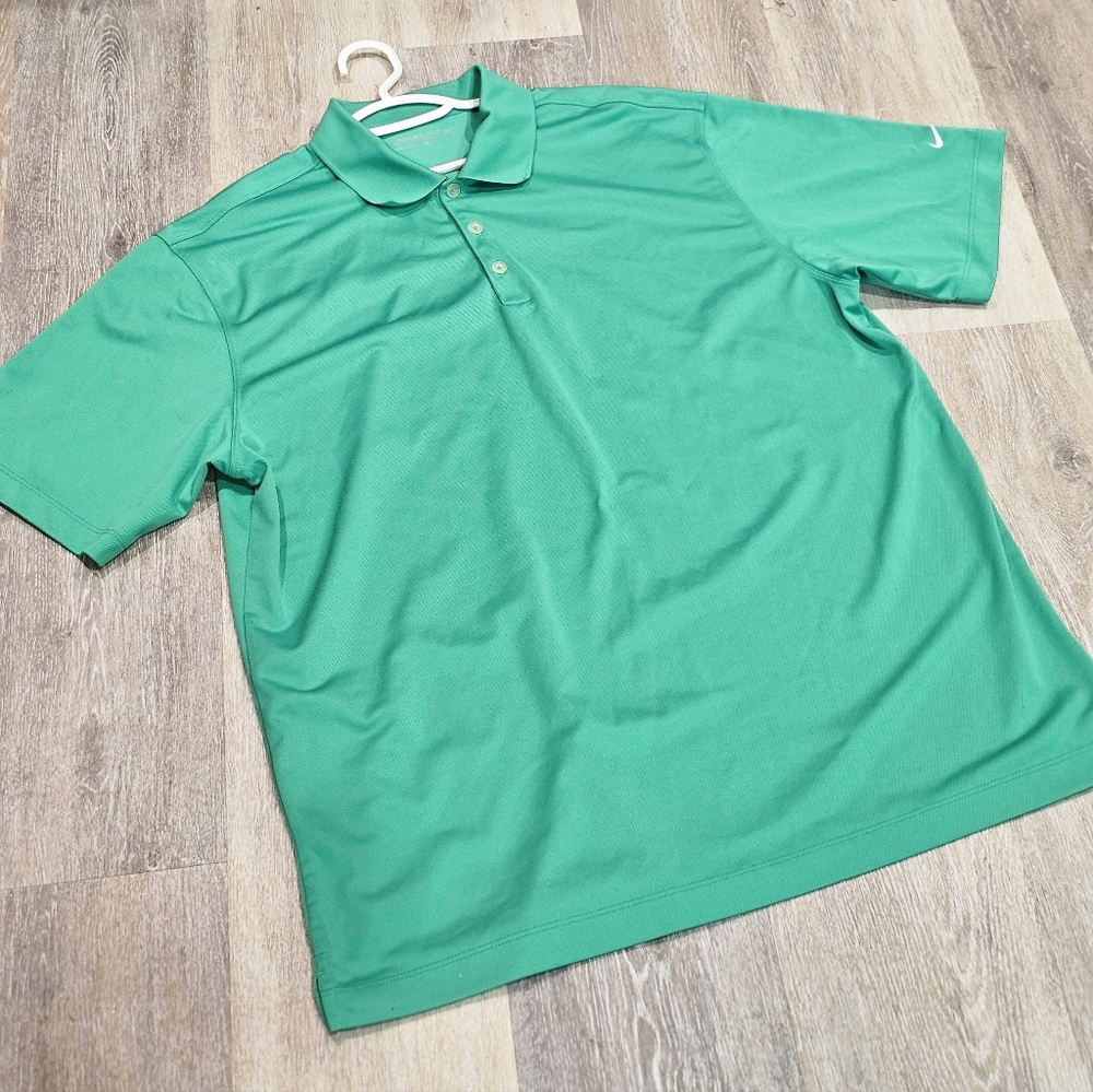Nike Golf Dri Fit Polo Embroidered Check